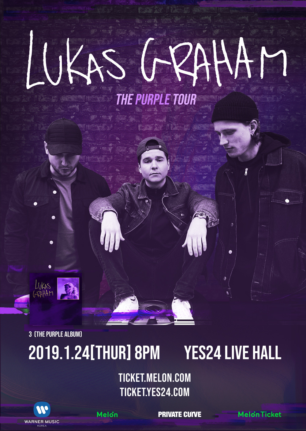 [공연안내] LUKAS GRAHAM 1st LIVE IN SEOUL 2019