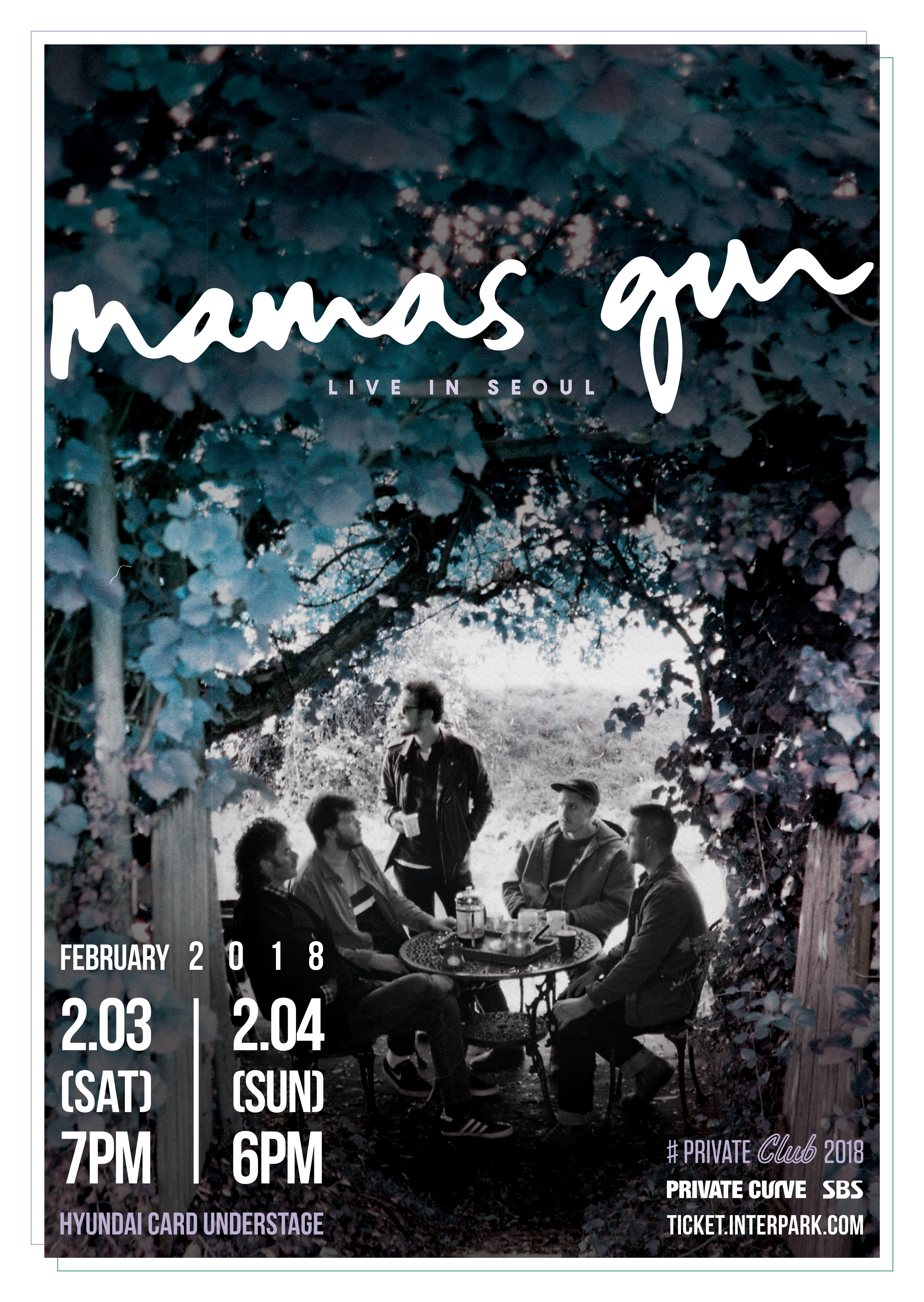 [공연안내] 마마스건 라이브 인 서울 - MAMAS GUN Live in SEOUL