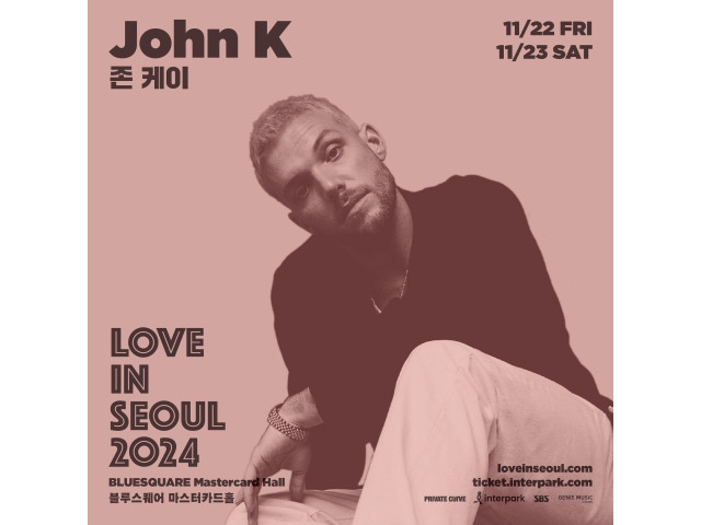 [LOVE IN SEOUL 2024] 11.22(금) ~ 11.23(토) #존케이 #JohnK